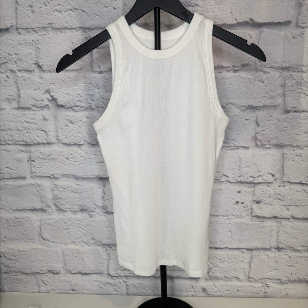 a new day White Tank Top